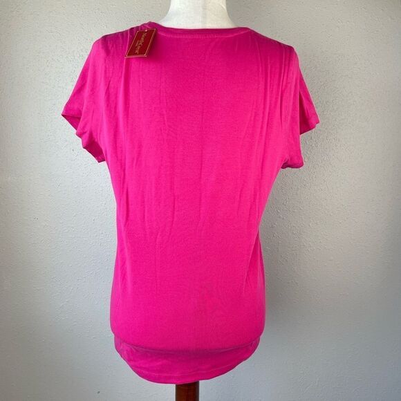 NWT NorthCrest Pink T-Shirt Size M - Picture 4 of 7